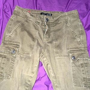 HotKiss Jeans, dark green. Good quality. No holes, No stains, Not falling apart